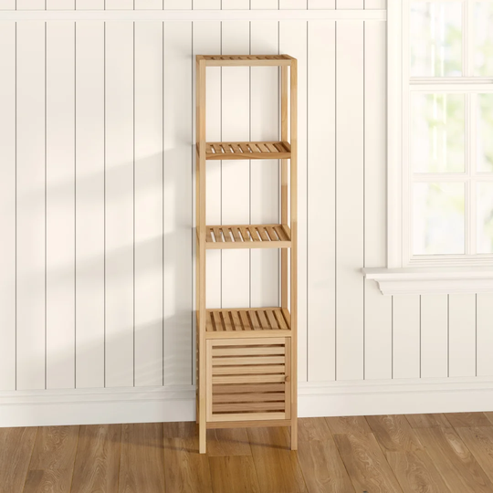 Baity 40 x 160cm Wooden Caddy Free Standing Cabinet