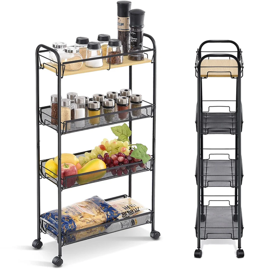 Ragnar 44 Cm Stainless Steel Kitchen Trolley