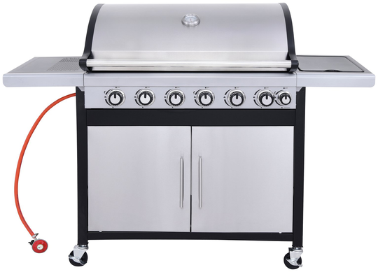 Home Deluxe 6 Burner BBQ Stainless Steel