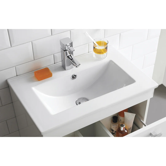 505mm Wall Mount Vanity Unit with Storage Cabinet
