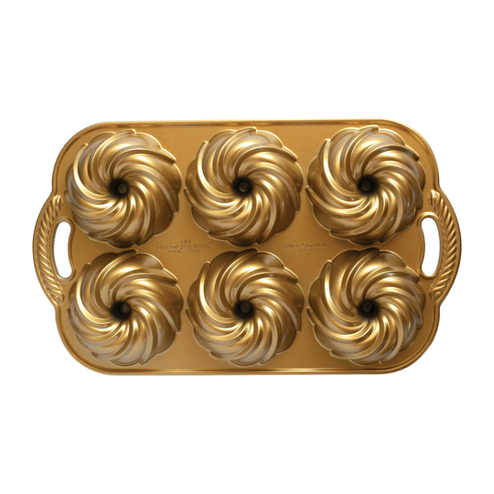 Nordic Ware Nordic Ware swirl bundtlette baking tin 1.2 L