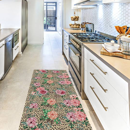 Belfiore Leopard Kitchen Mat