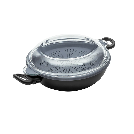 Prestige - Nadiya - 4in1 Wok, 26cm - Non Stick - PFOA Free Interior - Dishwasher & Oven Safe