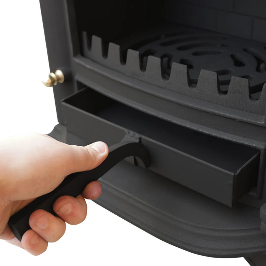 4.5Kw Cast Iron Multifuel Stove + Firewood Starter Kit