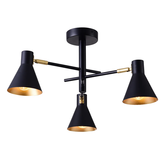 Antenore 3-Light Cluster Cone Pendant