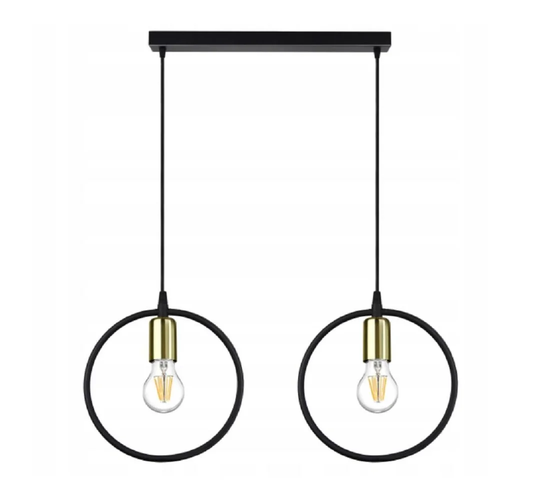 Elegant Hanging Lamp RING Designed In A Modern Style 2 Light Source