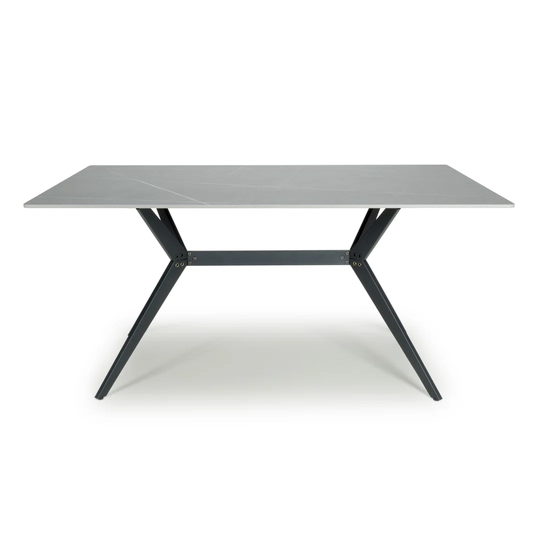 Timor 1.6M Grey Dining Table