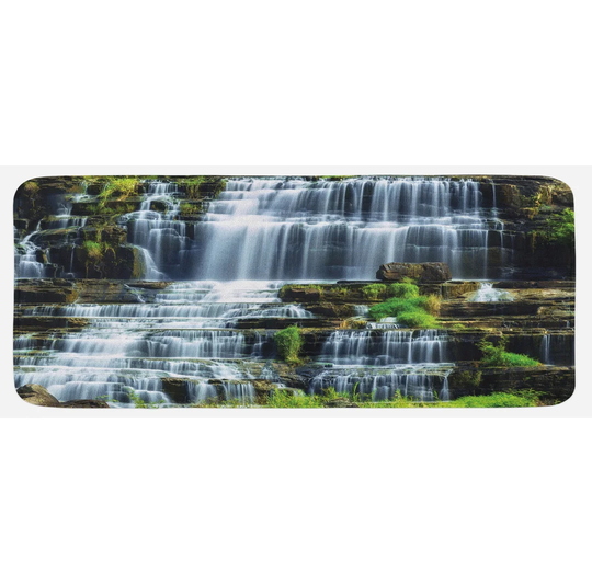 Buenrostro Rainforest Waterfall Jungle Rural Kitchen Mat