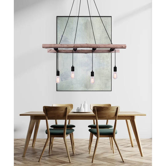 Nell 4-Light Kitchen Island Linear Pendant