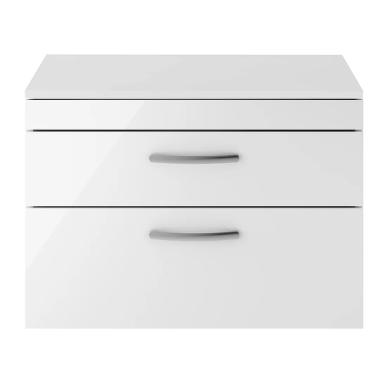 80cm Wall-Mounted Vanity Unit Base Only