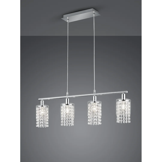 Traylor 4 - Light Kitchen Island Cylinder Pendant