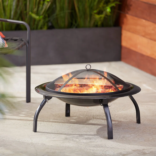 Portable Folding Fire Pit, 66 Cm