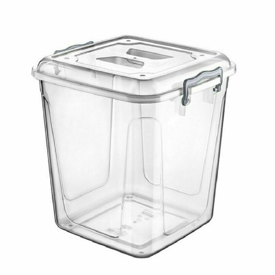 (70 Liters) Heavy Duty Plastic Pantry Box Lid Storage Box