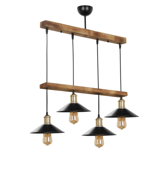Shawn 4 - Light Kitchen Island Cone Pendant