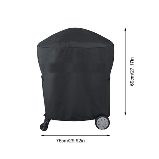 Waterproof Dustproof Storage Barbeque Grill Cover Cart Weber Q1000 Q2000 Series Covers(54x76x69cm)