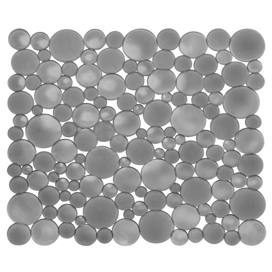 InterDesign Regular Bubbli Sink Mat, Graphite