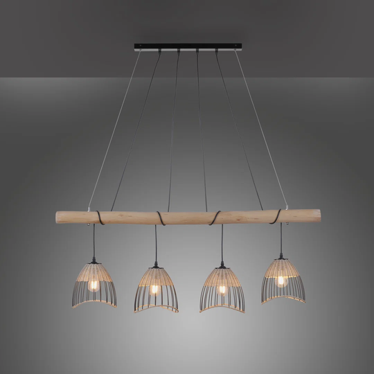 Dubreuil 4-Light Kitchen Island Linear Pendant