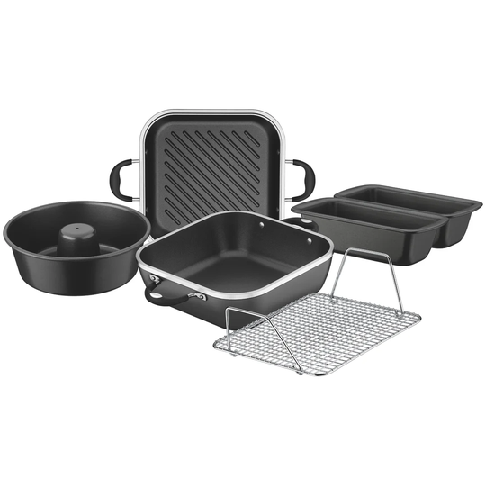 Tramontina Lyon 6 Pieces Forged Aluminium Multi Use Cookware Set (5.60l)