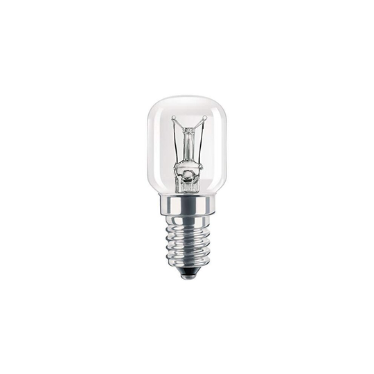 Philips 15W T25 E14 230-240V SES Dimmable Clear GLS Appliance Light Bulb for Fridges and Freezers