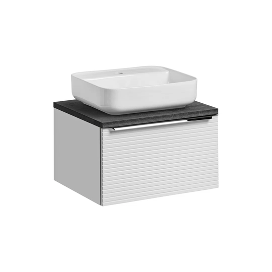 Ruhlman 60Cm Single Bathroom Vanity Base Only in White