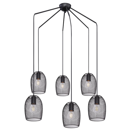 Chula 6-Light Kitchen Island Linear Pendant