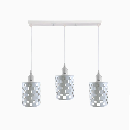 Adelfina 3-Light Kitchen Island Drum Pendant
