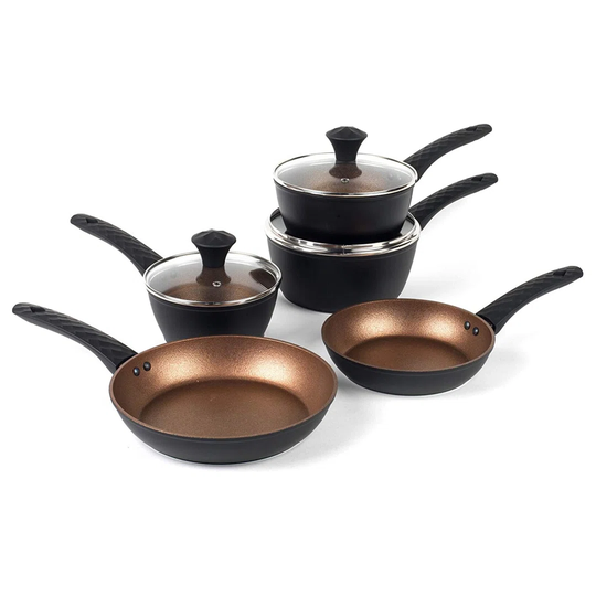 Salter 8 Piece Aluminum Non Stick Cookware Set