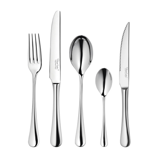 Robert Welch Radford cutlery mirror 24 pieces + 6 grill knives