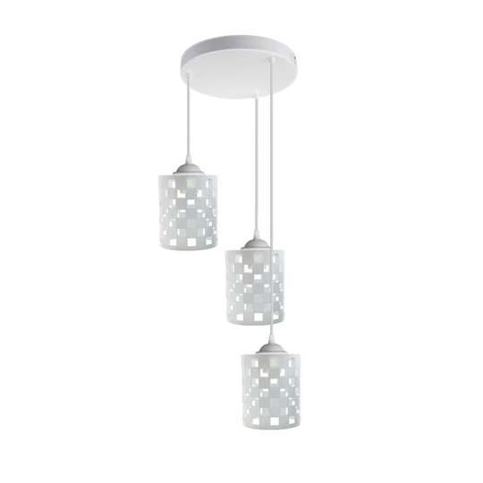 Cruder 3-Light Cluster Dome Pendant