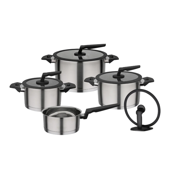Apart 9 Piece Stainless Steel Cookware Set
