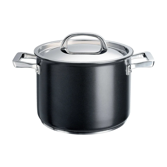 Circulon Infinite Hard Anodised Aluminium Induction Non Stick dishwasher safe 24cm stock pot, with stainless steel lid