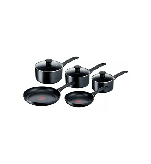 Induction 5-Piece Pan Set Black