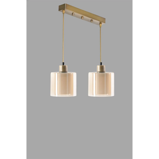 Makowski 2-Light Kitchen Island Cylinder Pendant