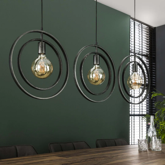 Bellandra 3 - Light Kitchen Island Globe Pendant