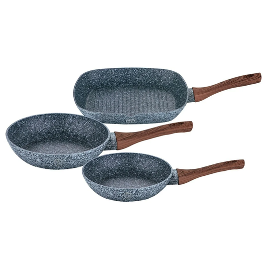 Forrest Line 3-Piece Non-Stick Frying Pan Set