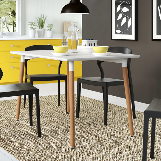Jaylee 80 Cm Solid Oak Dining Table