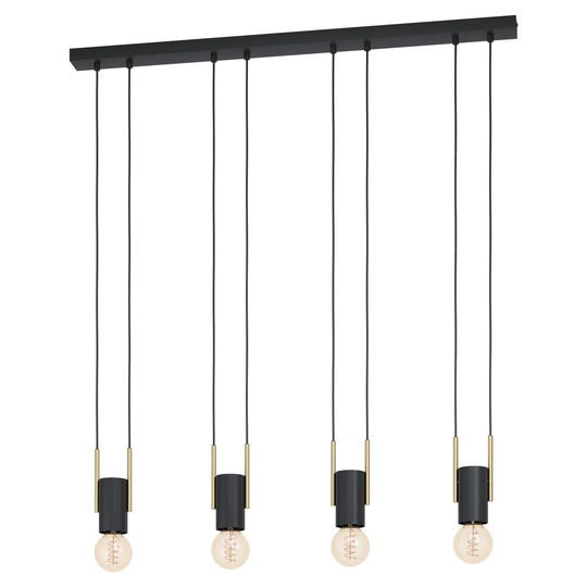 Dhirpal 4-Light Kitchen Island Bulb Pendant