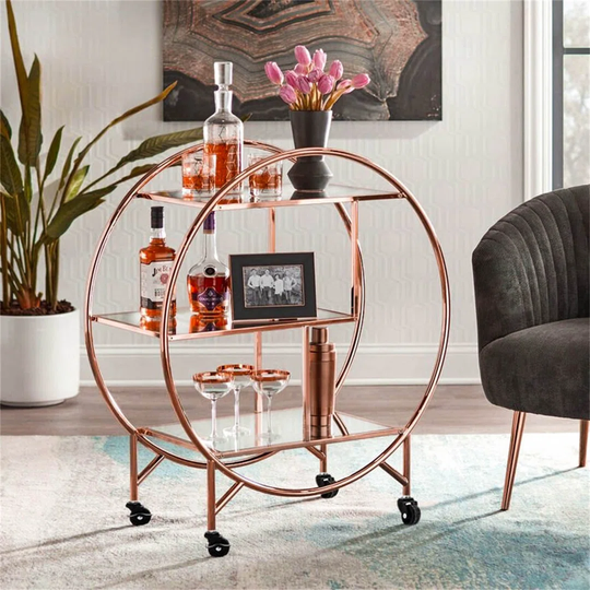 Laumer 82 Cm Kitchen Trolley with Locking Wheels