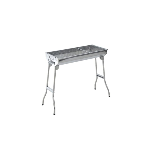Large Stainless Steel Charcoal BBQ Grill Portable Folding Outdoor