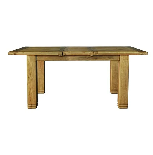 Weathered Oak Small Extending Butterfly Dining Table