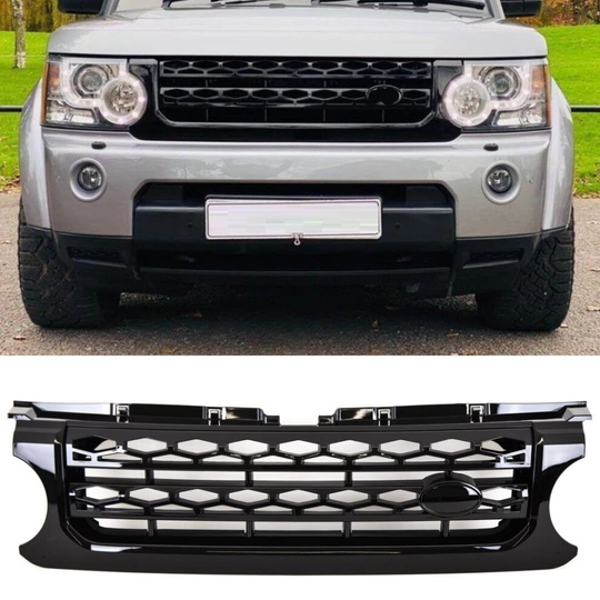 Land Rover Discovery 4 2009-2013 Front Main Grille ALL Black