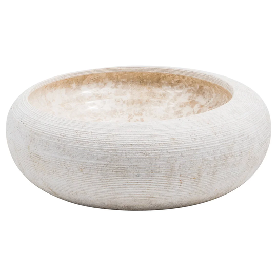 Brennen Stone Circular Countertop Basin