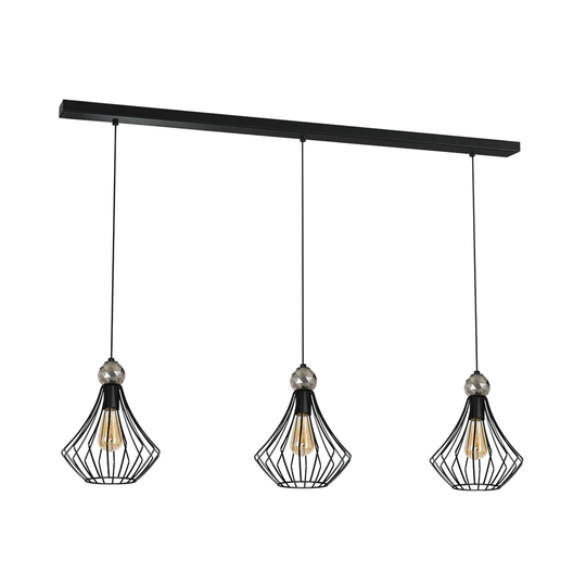 Dominy 3-Light Kitchen Island Geometric Pendant
