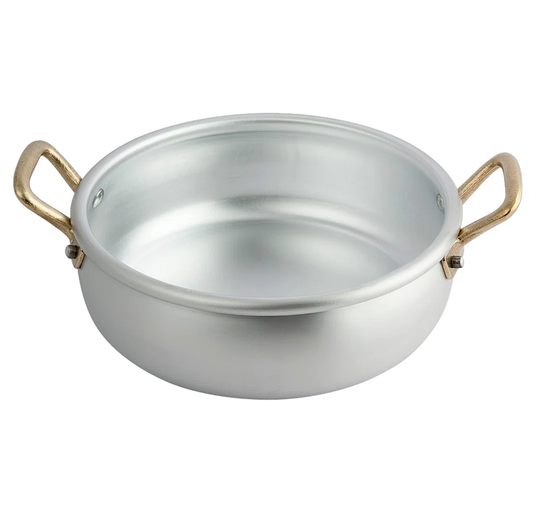 SAUCEPAN "LIGURE" 2 BRASS HANDLES CM 20