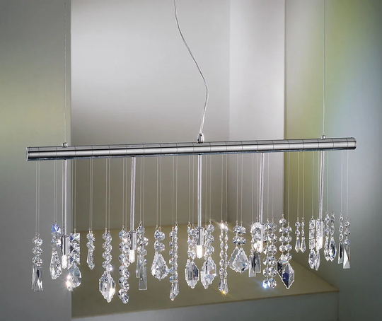 Stretta 5 - Light Kitchen Island Pendant with Crystal Accents