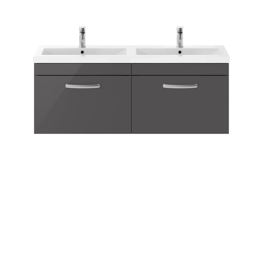 1208mm Wall Hung Double Vanity Unit