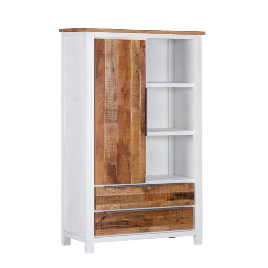 Dragoljub 105Cm Wide 2 Drawer Solid Wood Highboard