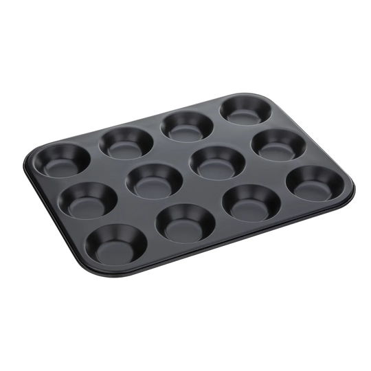 I-Bake 12 Cup Non-Stick Bun Tray