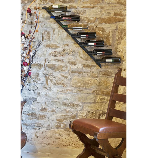 Dash 7 Bottle Wall Mounted Wine Rack