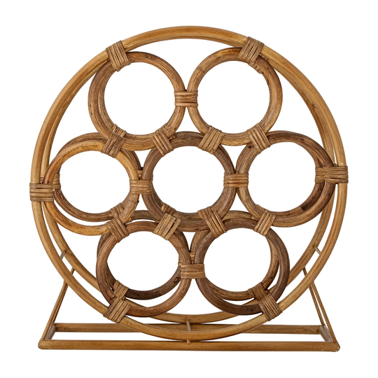 Bloomingville Carlos wine rack 40x42 cm Natural